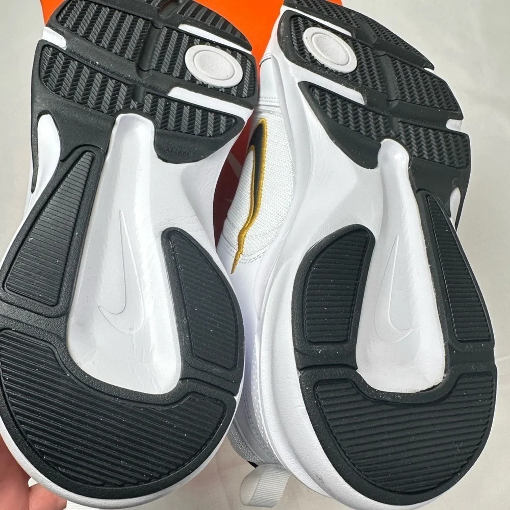NEW - Nike Defyallday White and Gold Athletic Shoes (11.5 E)